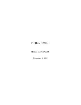 FISIKA DASAR