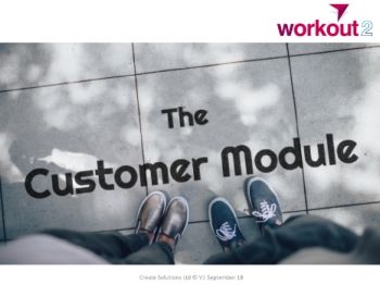 Workout 2 - The Customer Module