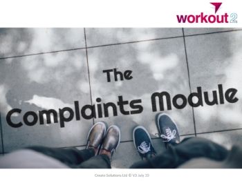 Workout 2 - The Complaints Module