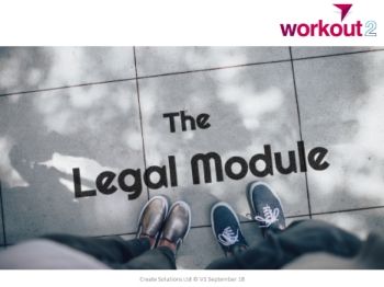 Workout 2 - The Legal Module