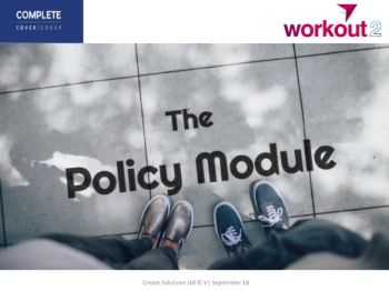 CCG - The Policy Module 2018