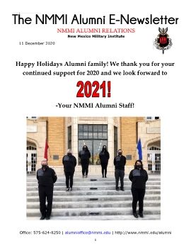 Enews December  2020