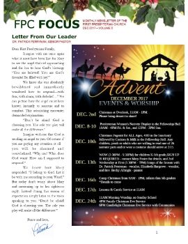 December Newsletter