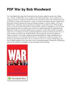 PDF War by Bob Woodward