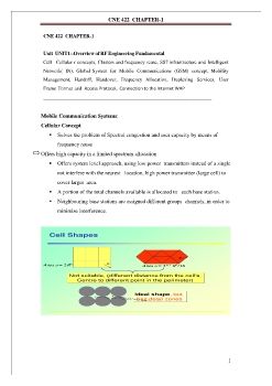 CNE 422  CHAPTER-1
