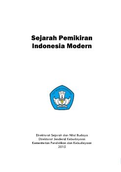 PEMIKIRAN INDONESIA MODERN 2015