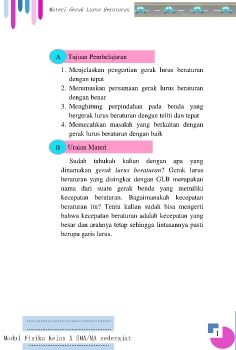 Modul Gerak Lurus Beraturan