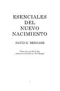 Spanish Essentials of the New Birth