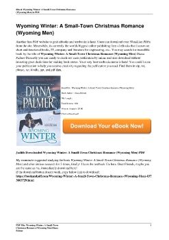 Wyoming Winter: A Small-Town Christmas Romance (Wyoming Men)Diana Palmer