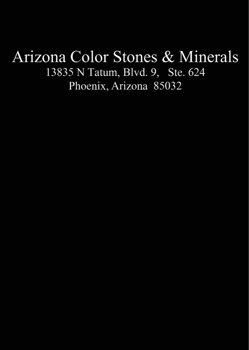 Precious Gem - AZ Color Stones and Minerals