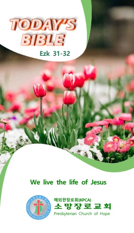 TODAY'S BIBLE EZK 31-32