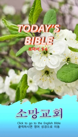 TODAY'S BIBLE 롬 5-6