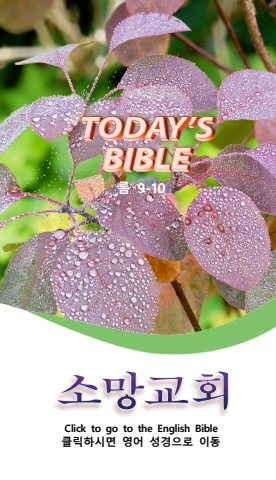 TODAY'S BIBLE 롬9-10