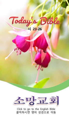 TODAY'S BIBLE 시23-26