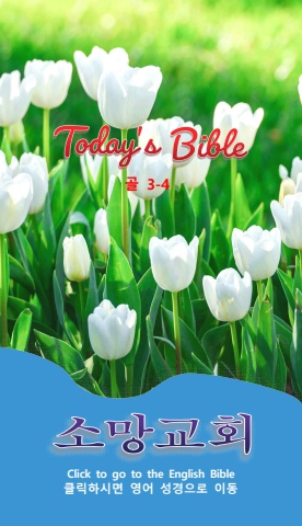 TODAY'S BIBLE 골 3-4