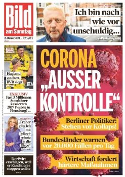 BilD am Sonntag vom (⭐25. Oktober 2020)