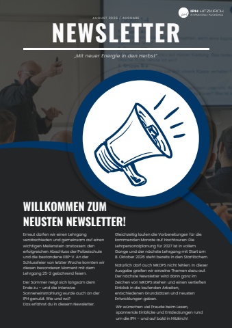 Newsletter August 2026