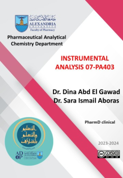 Instrumental Analysis - Pharm D Clinical- 07-PA403