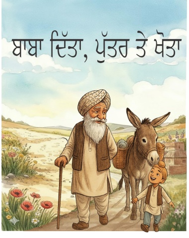 Baba Ditta-Son-and Donkey