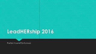 LeadHERship 2016