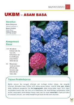 UKBM KIMIA XI Genap 2021