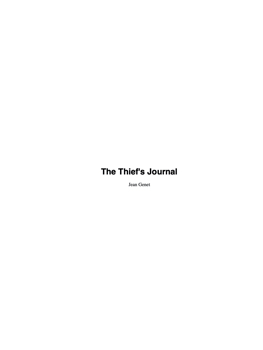 The Thief's Journal