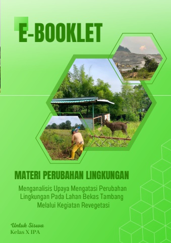 E-booklet perubahan lingkungan pasca tambang