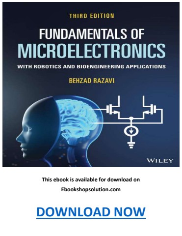 Fundamentals of Microelectronics 3rd Edition PDF by Behzad Razavi