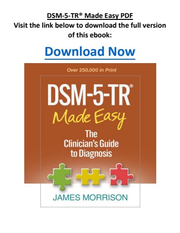 DSM-5-TR® Made Easy PDF
