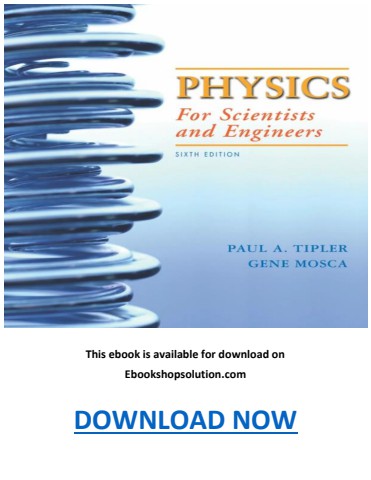 Physics for Scientists and Engineers 6th Edition PDF