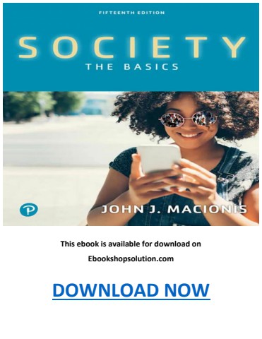 Society The Basics 15th Edition PDF