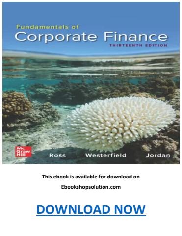 Fundamentals of Corporate Finance 13th Edition PDF