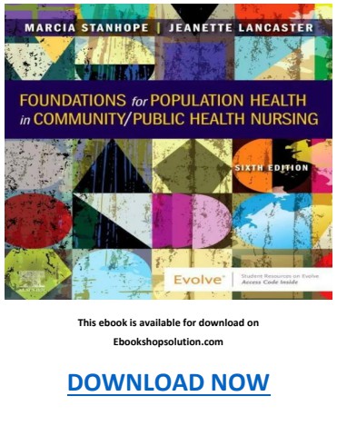 Foundations for Population Health in Community Public Health Nursing 6th Edition PDF