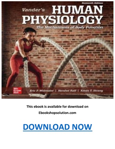 Vander's Human Physiology 16th Edition PDF