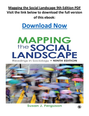 Mapping the Social Landscape 9th Edition PDF