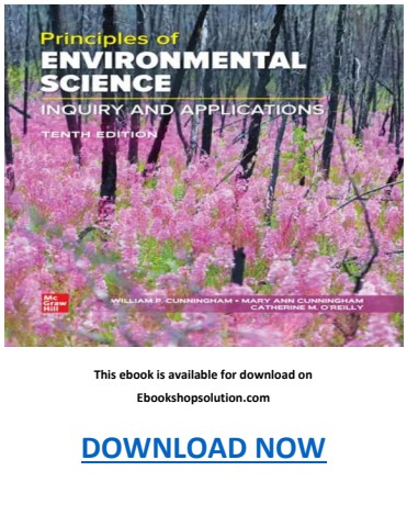 Principles of Environmental Science 10th Edition PDF