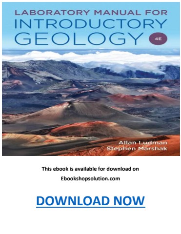 Laboratory Manual for Introductory Geology 4th Edition PDF