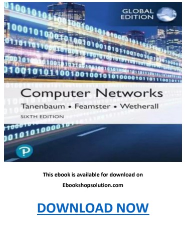 Computer Networks 6th Global Edition PDF