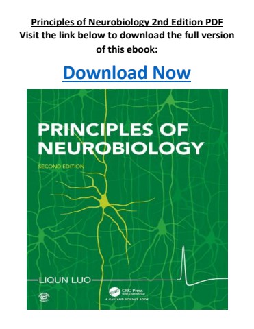 Principles of Neurobiology 2nd Edition PDF