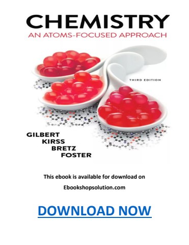 Chemistry An Atoms-Focused Approach 3rd Edition PDF