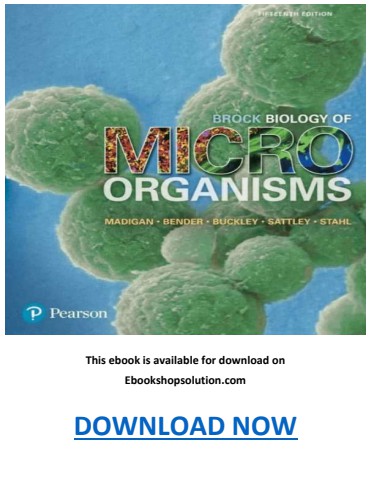 Brock Biology of Microorganisms 15th Edition PDF
