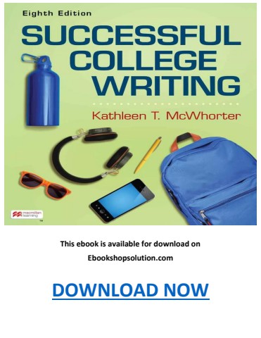 Successful College Writing 8th Edition PDF