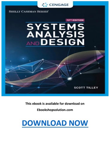 Systems Analysis and Design 12th Edition PDF