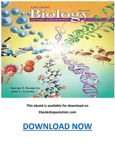 Exploring Biology in the Laboratory 3rd edition PDF