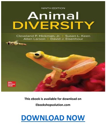 Animal Diversity 9th Edition PDF