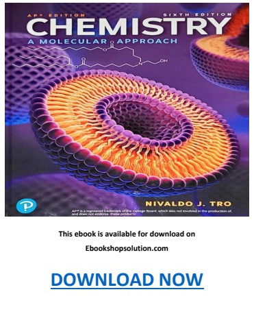 Chemistry A Molecular Approach AP Edition 6th Edition PDF