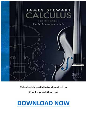 Calculus Early Transcendentals 8th Edition PDF