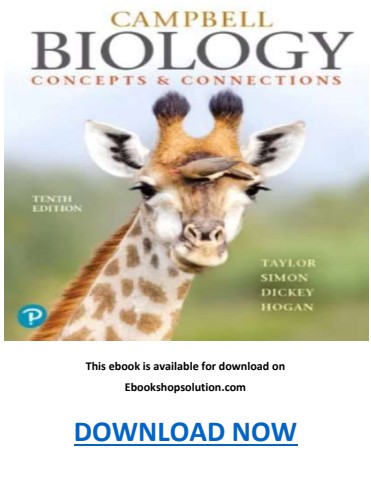 Campbell Biology Concepts and Connections 10th Edition PDF