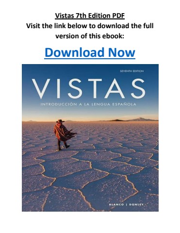 Vistas 7th Edition