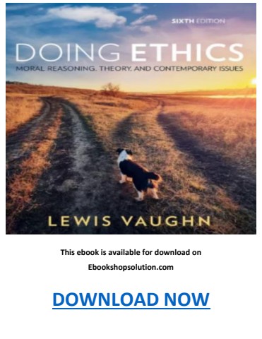 Doing Ethics 6th Edition PDF